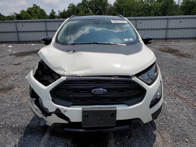 MAJ6S3JL4KC292211 - 2019 FORD ECOSPORT SES WHITE photo 5