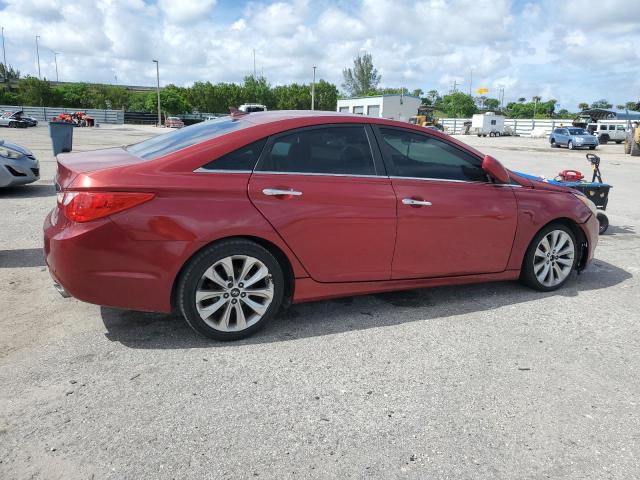 5NPEC4AC2BH149741 - 2011 HYUNDAI SONATA SE BURGUNDY photo 3