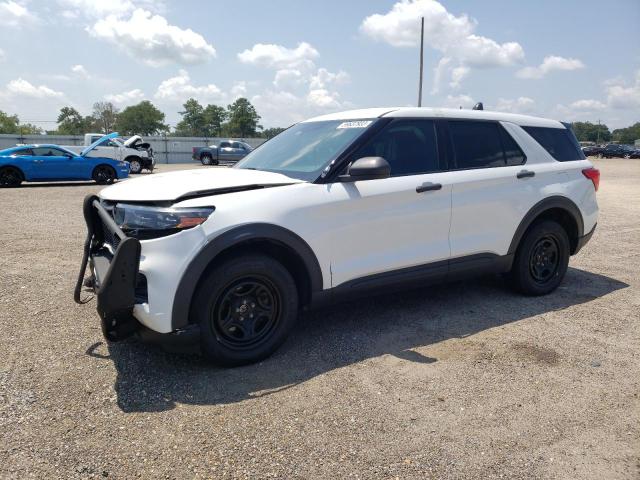 1FM5K8AB3MGA86783 - 2021 FORD EXPLORER POLICE INTERCEPTOR WHITE photo 1