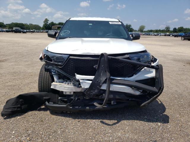 1FM5K8AB3MGA86783 - 2021 FORD EXPLORER POLICE INTERCEPTOR WHITE photo 5