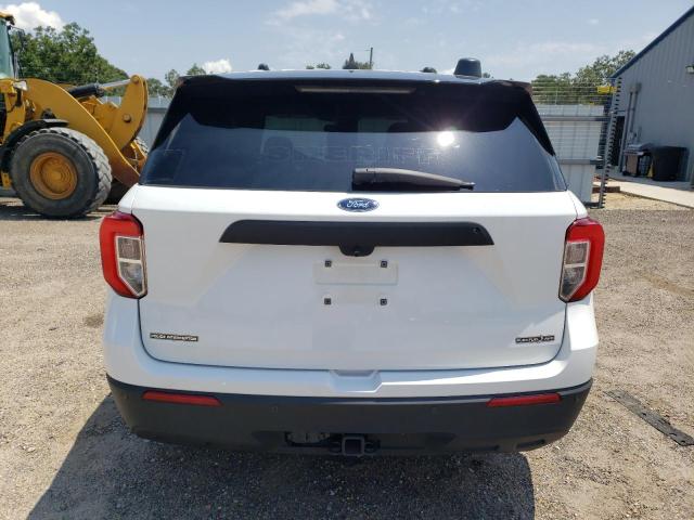 1FM5K8AB3MGA86783 - 2021 FORD EXPLORER POLICE INTERCEPTOR WHITE photo 6