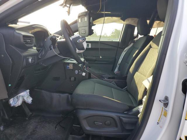 1FM5K8AB3MGA86783 - 2021 FORD EXPLORER POLICE INTERCEPTOR WHITE photo 7