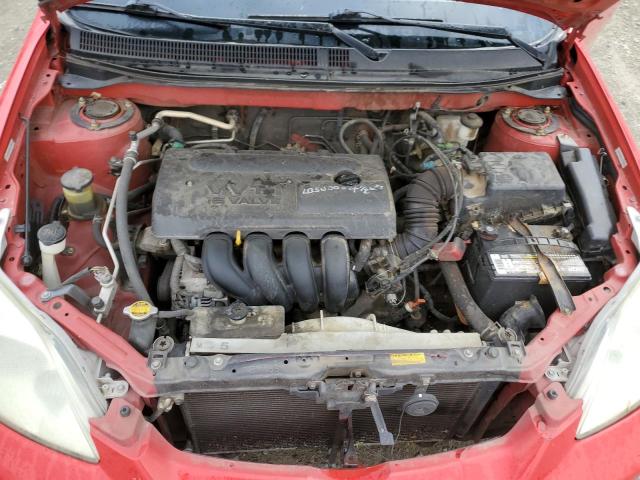 2T1KR32E74C191422 - 2004 TOYOTA COROLLA MA XR RED photo 11