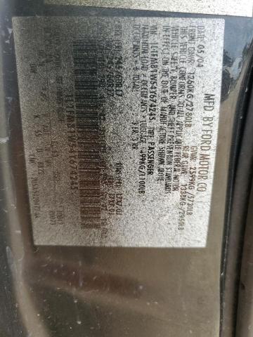 1L1FM81W54Y674245 - 2004 LINCOLN TOWN CAR EXECUTIVE Schwarz Foto 12