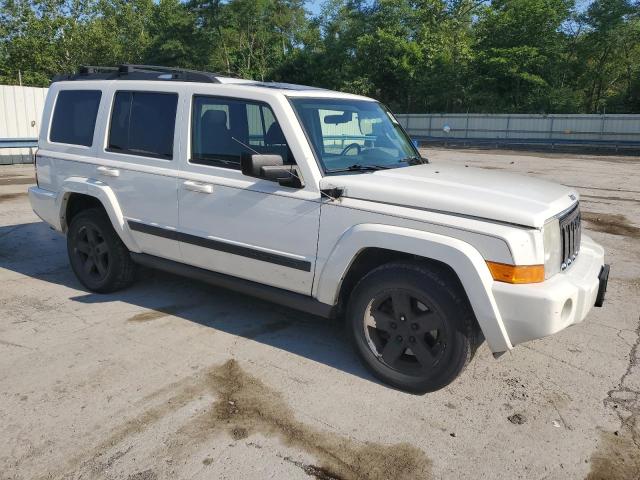 1J8HG48P37C563343 - 2007 JEEP COMMANDER WHITE photo 4