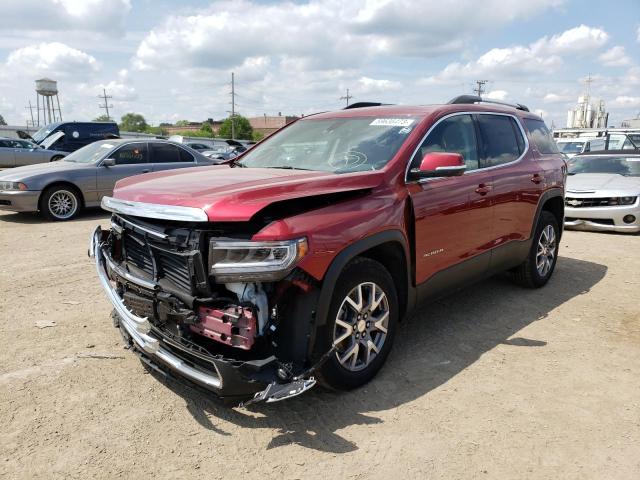 1GKKNULS3LZ211292 - 2020 GMC ACADIA SLT RED photo 1