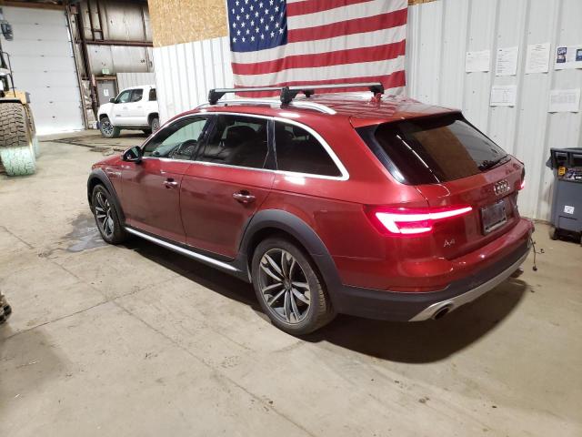 WA18NAF44KA110366 - 2019 AUDI A4 ALLROAD PREMIUM PLUS RED photo 2