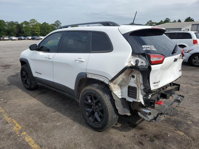 1C4PJMBSXHW615276 - 2017 JEEP CHEROKEE TRAILHAWK WHITE photo 2