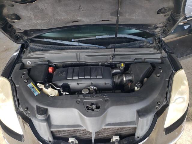 5GALRCED4AJ211439 - 2010 BUICK ENCLAVE CXL BLACK photo 12