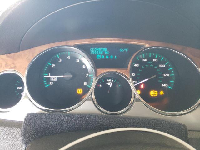 5GALRCED4AJ211439 - 2010 BUICK ENCLAVE CXL BLACK photo 9