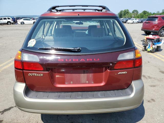 4S3BH675127649841 - 2002 SUBARU LEGACY OUTBACK AWP 勃艮第红 照片 6