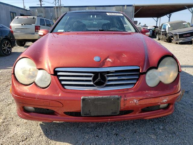 WDBRN47J42A347065 - 2002 MERCEDES-BENZ C 230K SPORT COUPE ORANGE photo 5