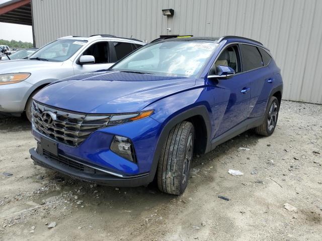 5NMJECAEXNH113124 - 2022 HYUNDAI TUCSON LIMITED BLUE photo 1