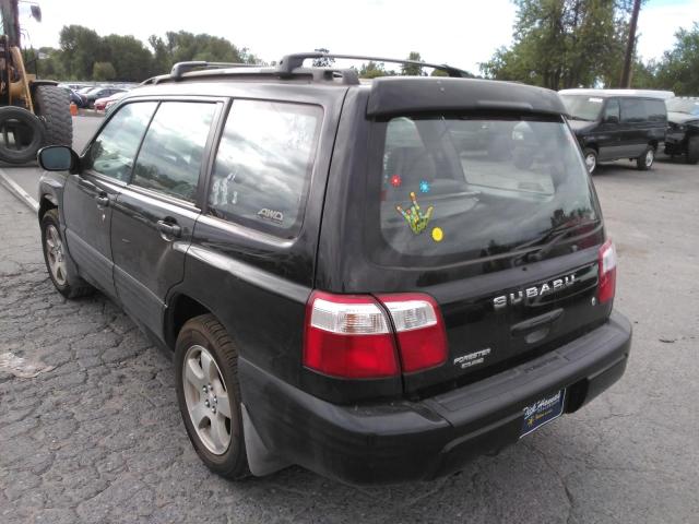 JF1SF65632H722709 - 2002 SUBARU FORESTER S BLACK photo 2