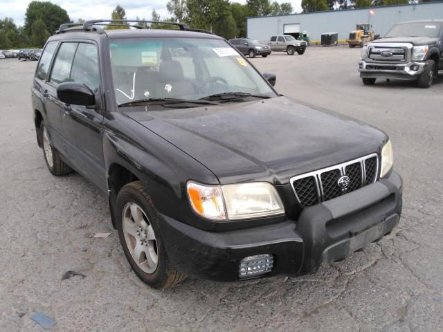JF1SF65632H722709 - 2002 SUBARU FORESTER S BLACK photo 4