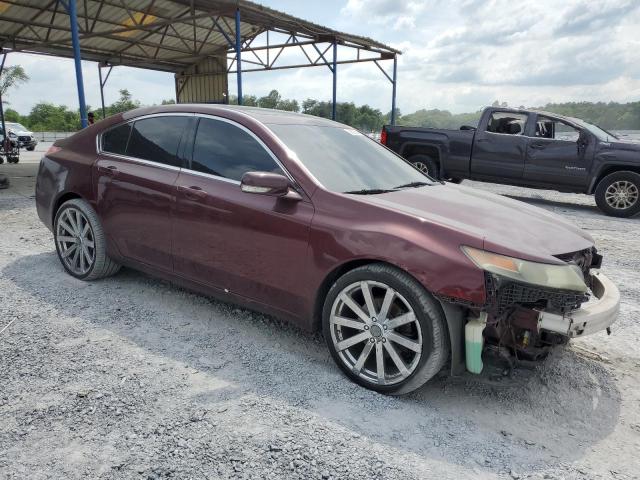 19UUA8F55DA003901 - 2013 ACURA TL TECH BURGUNDY photo 4