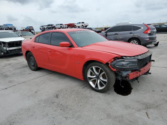 2C3CDXCT2FH765557 - 2015 DODGE CHARGER R/T RED photo 4