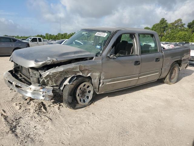 2GCEC13V471131506 - 2007 CHEVROLET SILVERADO C1500 CLASSIC CREW CAB GRAY photo 1