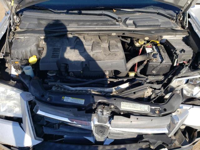 2D4RN5DX6AR144823 - 2010 DODGE GRAND CARA SXT SILVER photo 12