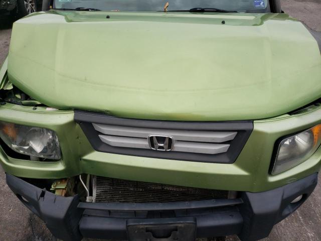 5J6YH27788L016090 - 2008 HONDA ELEMENT EX GREEN photo 12