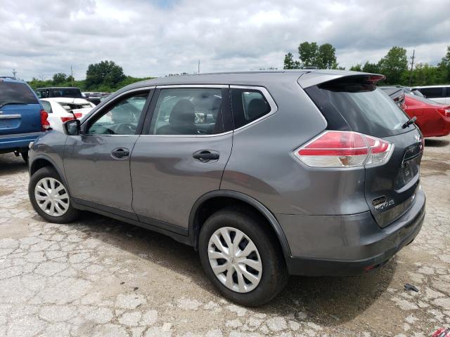 KNMAT2MV3GP637401 - 2016 NISSAN ROGUE S GRAY photo 2