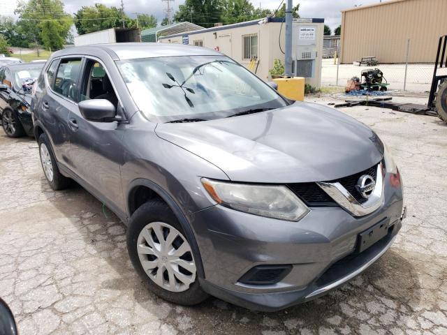 KNMAT2MV3GP637401 - 2016 NISSAN ROGUE S GRAY photo 4