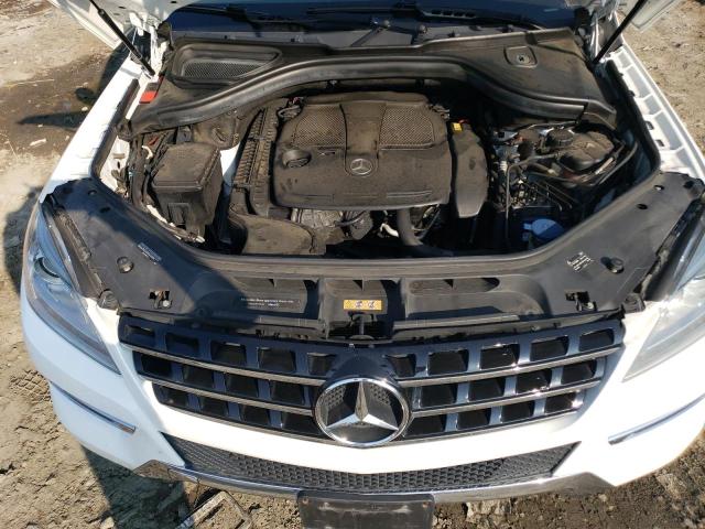4JGDA5HB9FA500710 - 2015 MERCEDES-BENZ ML 350 4MATIC WHITE photo 12
