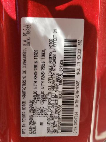 3TYRX5GN7PT076960 - 2023 TOYOTA TACOMA ACCESS CAB წითელი ფოტო 13