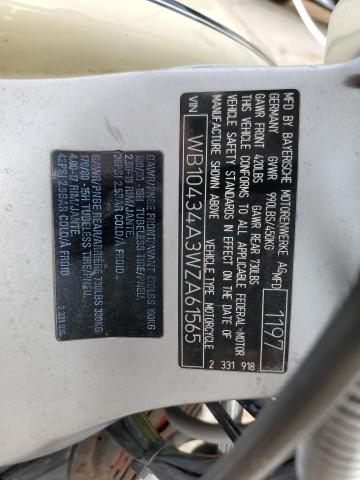 WB10434A3WZA61565 - 1998 BMW R1200 C CREAM photo 10