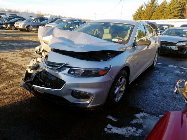 1G1ZC5ST2HF136554 - 2017 CHEVROLET MALIBU LS  photo 2