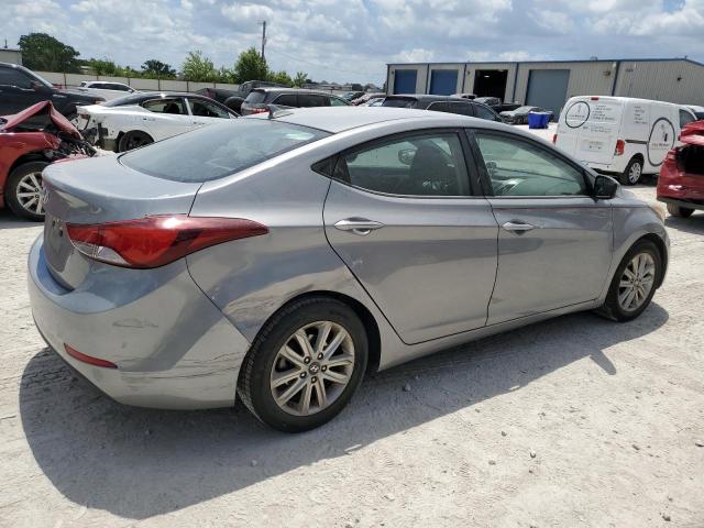 KMHDH4AE6EU133465 - 2014 HYUNDAI ELANTRA SE SILVER photo 3