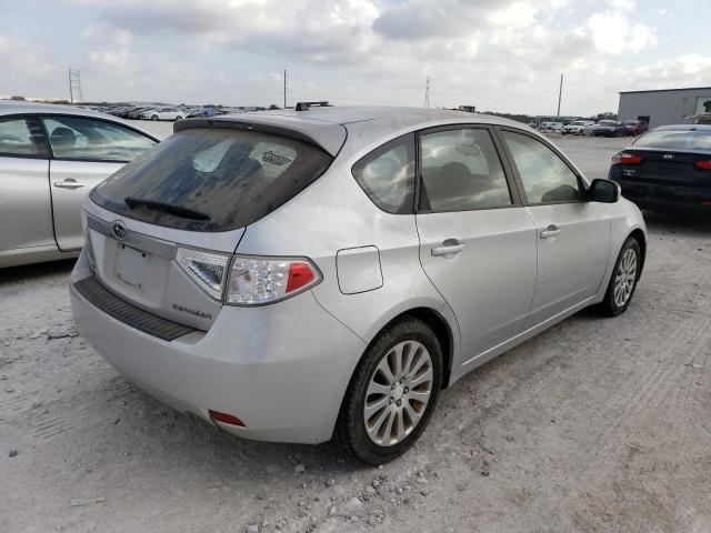 JF1GH61618G812834 - 2008 SUBARU IMPREZA 2.5I SILVER photo 3