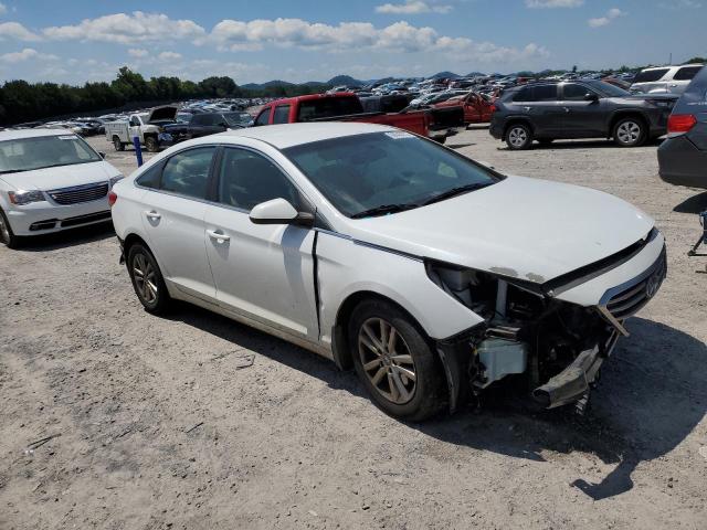 5NPE24AF5FH245625 - 2015 HYUNDAI SONATA SE WHITE photo 4