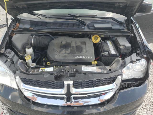 2C4RDGCG4HR847344 - 2017 DODGE GRAND CARA SXT BLACK photo 12