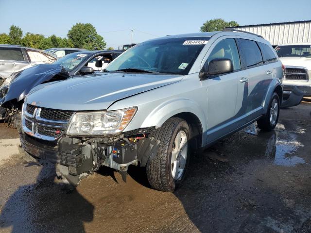 3C4PDCAB4DT555210 - 2013 DODGE JOURNEY SE BLUE photo 1