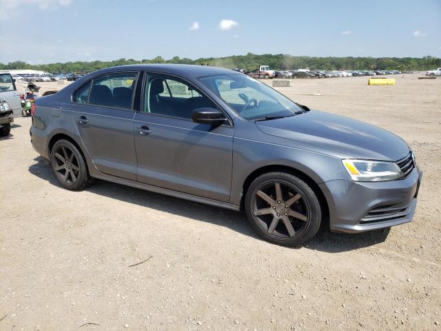 3VW2K7AJ1FM217272 - 2015 VOLKSWAGEN JETTA BASE 灰色 照片 4