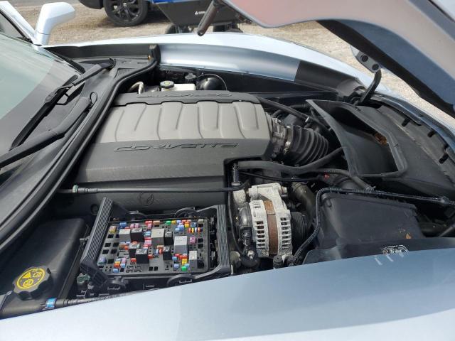 1G1YB2D76H5109957 - 2017 CHEVROLET CORVETTE STINGRAY 1LT SILVER photo 11