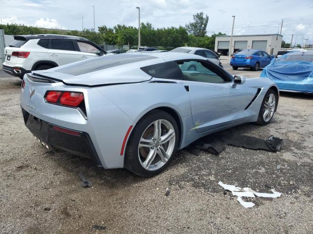 1G1YB2D76H5109957 - 2017 CHEVROLET CORVETTE STINGRAY 1LT SILVER photo 3