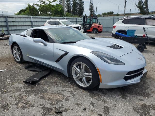 1G1YB2D76H5109957 - 2017 CHEVROLET CORVETTE STINGRAY 1LT SILVER photo 4