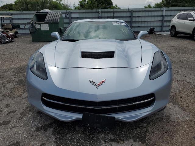 1G1YB2D76H5109957 - 2017 CHEVROLET CORVETTE STINGRAY 1LT SILVER photo 5