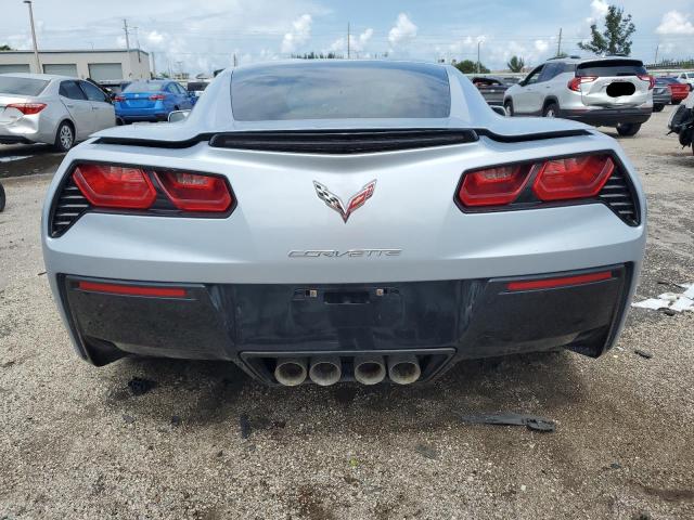 1G1YB2D76H5109957 - 2017 CHEVROLET CORVETTE STINGRAY 1LT SILVER photo 6