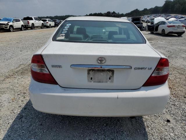 4T1BE32K82U579207 - 2002 TOYOTA CAMRY LE WHITE photo 6