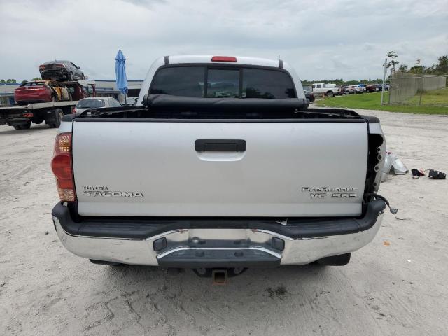 3TMJU62N96M026607 - 2006 TOYOTA TACOMA DOUBLE CAB PRERUNNER SILVER photo 6