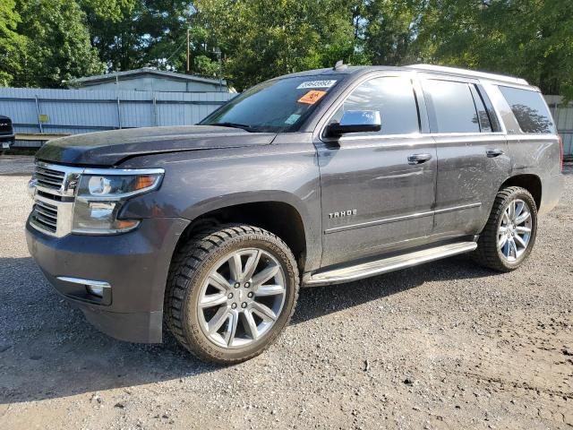 1GNSCCKCXFR179104 - 2015 CHEVROLET TAHOE C1500 LTZ GRAY photo 1