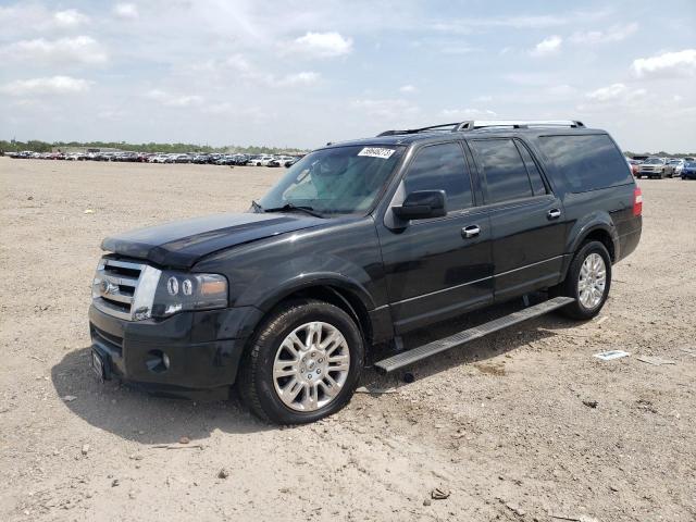 1FMJK1K54EEF62292 - 2014 FORD EXPEDITION EL LIMITED BLACK photo 1