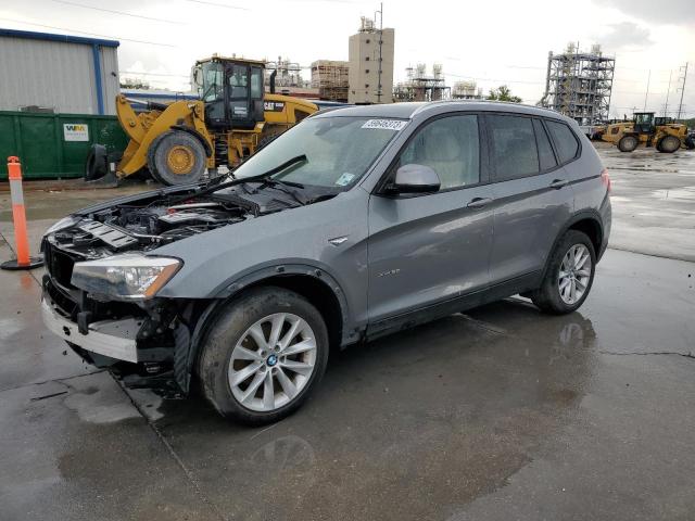 5UXWX9C56G0D63738 - 2016 BMW X3 XDRIVE28I GRAY photo 1