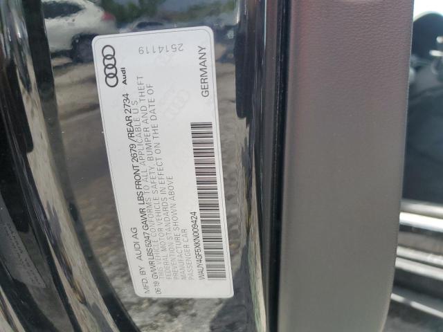 WAUY4GF5XKN009424 - 2019 AUDI S5 PREMIUM PLUS Qara foto 12