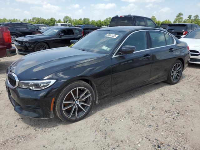 3MW5R7J01L8B20478 - 2020 BMW 330XI BLACK photo 1