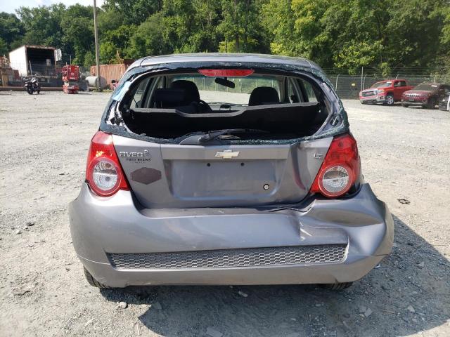 KL1TD6DE3AB098612 - 2010 CHEVROLET AVEO LS 灰色 照片 6