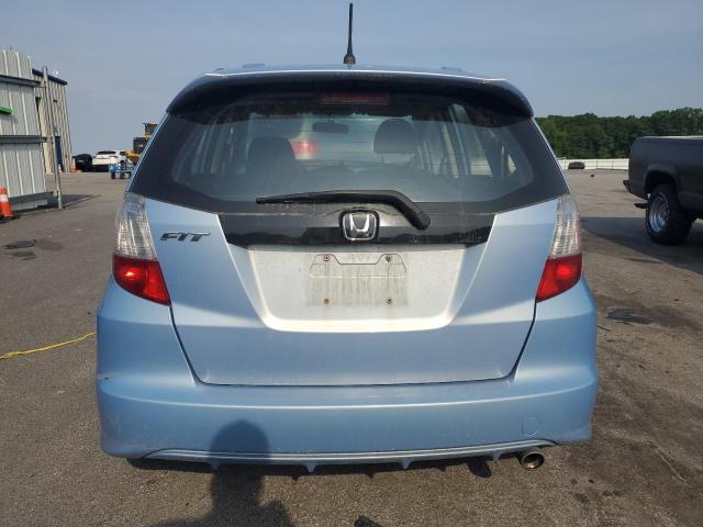 JHMGE8H49AC022471 - 2010 HONDA FIT SPORT BLUE photo 6